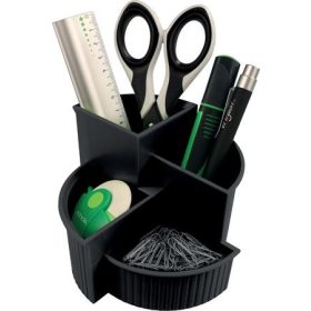 Írószertartó, HELIT "Linear", fekete