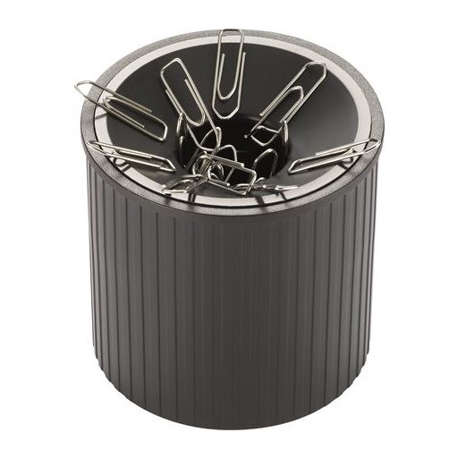 Gemkapocstartó, mágneses, HELIT "Linear", fekete