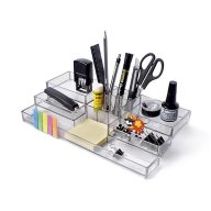 Írószertartó, PANTA PLAST, áttetsző