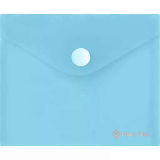 Irattartó tasak, A6, PP, patentos, 160 mikron, PANTA PLAST, pasztellkék