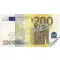 Jegyzettömb, 70 lap, 114x61,5 mm, PANTA PLAST "200 Euro"