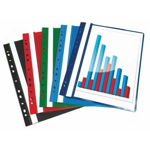 Gyorsfűző, lefűzhető, PP, A4, VICTORIA OFFICE, zöld