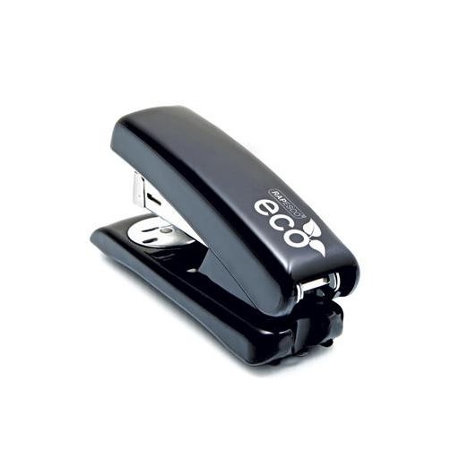 Tűzőgép, 24/6, 26/6, 20 lap, RAPESCO "ECO Half-Strip", fekete