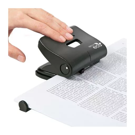 Lyukasztó, kétlyukú, 22 lap, RAPESCO "ECO", fekete