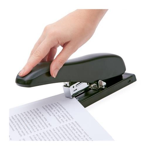 Tűzőgép, nagyteljesítményű, 923/6-13, 24/6-8, 100 lap, antibakteriális, RAPESCO "ECO HD-100", fekete