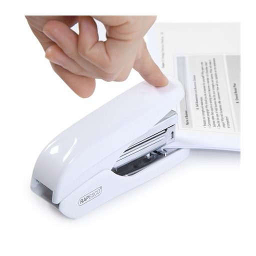 Tűzőgép, 24/6, 26/6, 25 lap, könnyített tűzés, RAPESCO "X5 Less Effort", fehér