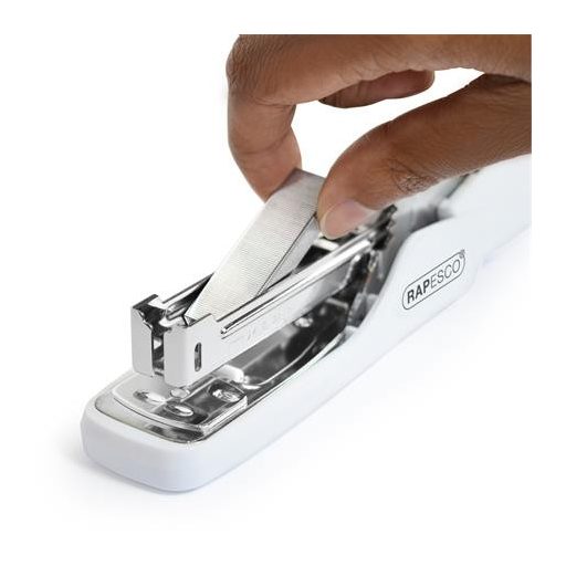 Tűzőgép, 24/6, 26/6, 25 lap, könnyített tűzés, RAPESCO "X5 Less Effort", fehér
