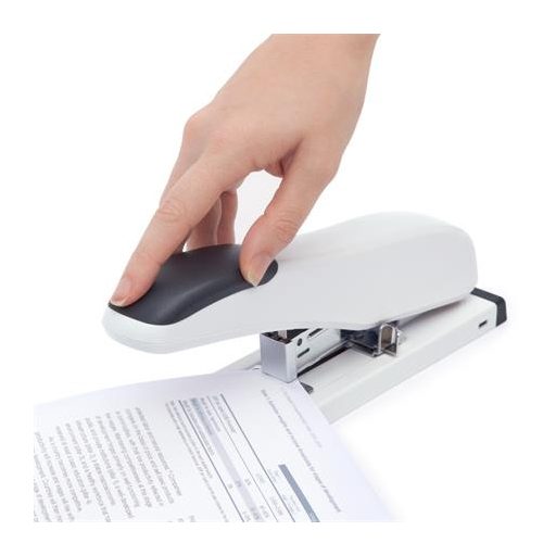 Tűzőgép, nagyteljesítményű, 923/6-13, 24/6-8, 100 lap, antibakteriális, RAPESCO "ECO HD-100", fehér