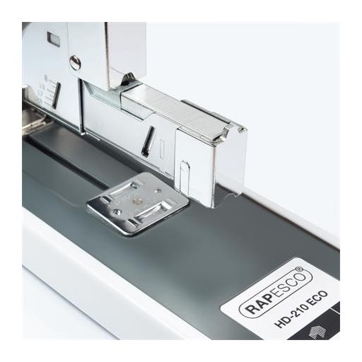 Tűzőgép, nagyteljesítményű, 923/10-24, 210 lap, RAPESCO "ECO HD-210", fehér