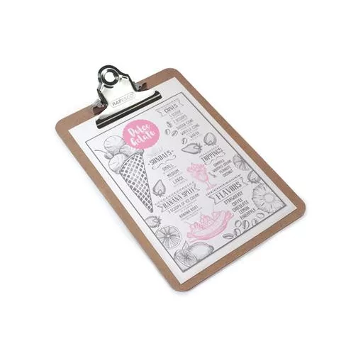 Felírótábla, fa, A5, RAPESCO
