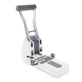   Lyukasztó, nagyteljesítményű, kétlyukú, 150 lap, könnyített lyukasztás, RAPESCO "ECO P2200", fehér