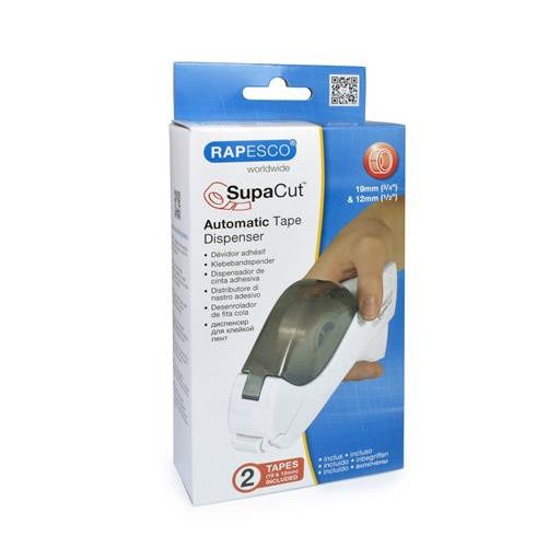 Ragasztószalag-adagoló, RAPESCO "SupaCut", fehér