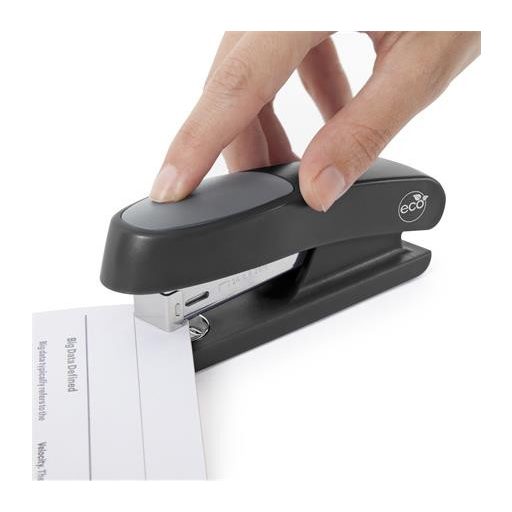 Tűzőgép, 24/6, 20 lap, antibakteriális, RAPESCO "Germ-Savvy ECO Sting Ray", fekete