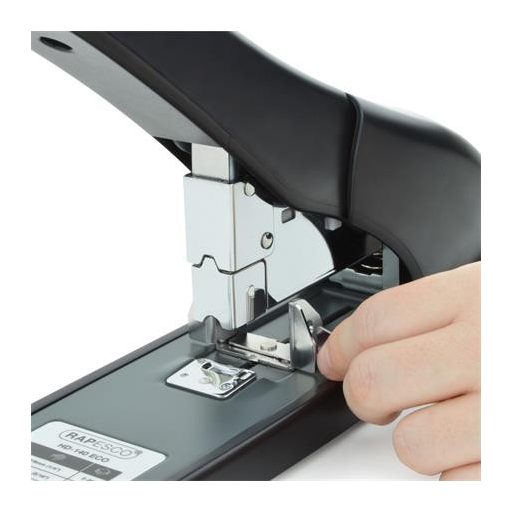 Tűzőgép, nagyteljesítményű, 923/6-17, 140 lap, RAPESCO "ECO HD-140", fekete