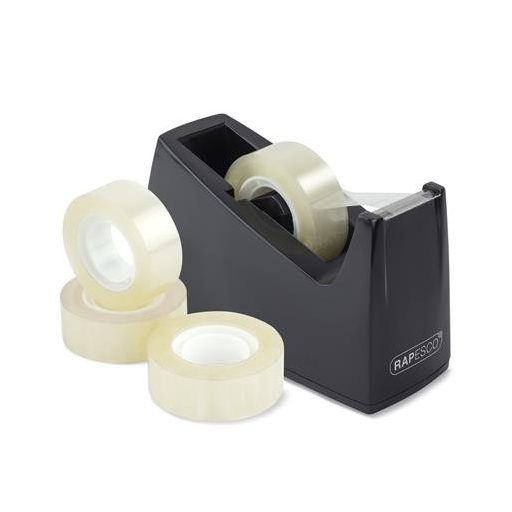 Ragasztószalag-adagoló, RAPESCO "300", fekete