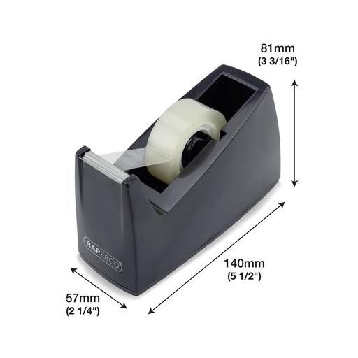 Ragasztószalag-adagoló, RAPESCO "300", fekete