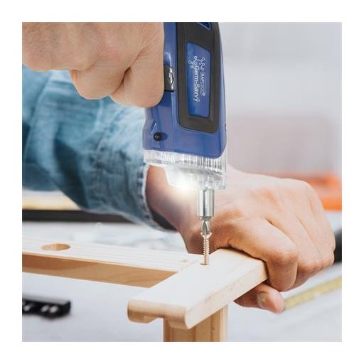 Csavarbehajtó, vezeték nélküli, antibakteriális, RAPESCO, kék