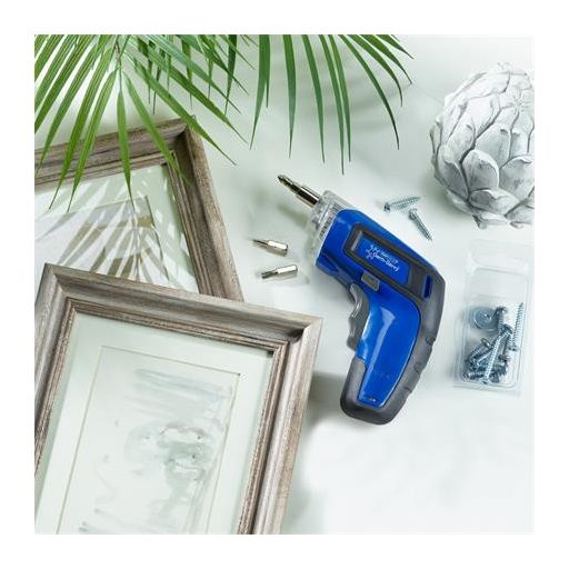 Csavarbehajtó, vezeték nélküli, antibakteriális, RAPESCO, kék