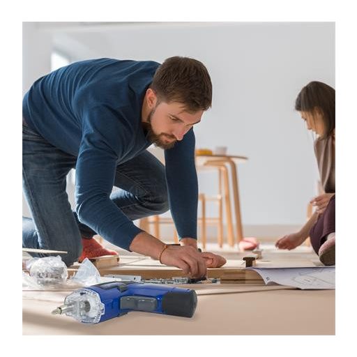 Csavarbehajtó, vezeték nélküli, antibakteriális, RAPESCO, kék