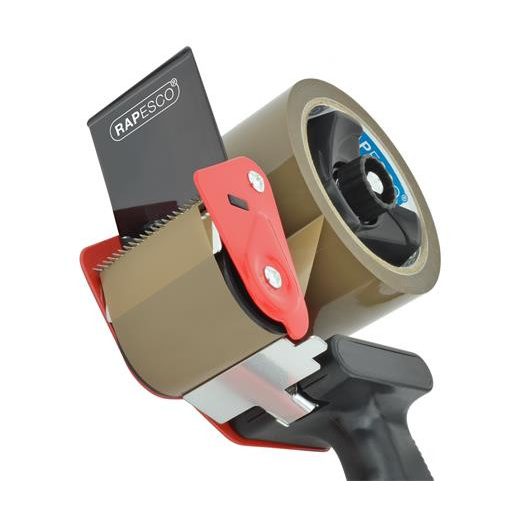 Csomagzáró gép, RAPESCO "Germ-Savvy® 960", barna csomagolószalaggal