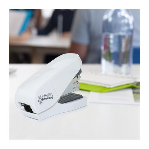 Tűzőgép, 24/6, 35 lap, könnyített tűzés, antibakteriális, RAPESCO "ECO Less Effort", fehér