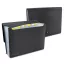 Harmonikamappa, A4, PP, 13 rekeszes, RAPESCO "Eco GRS Recycled", matt fekete