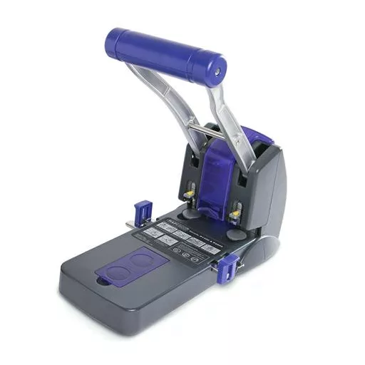 Lyukasztó, nagyteljesítményű, kétlyukú, 150 lap, könnyített lyukasztás, RAPESCO "ECO P2200", szürke