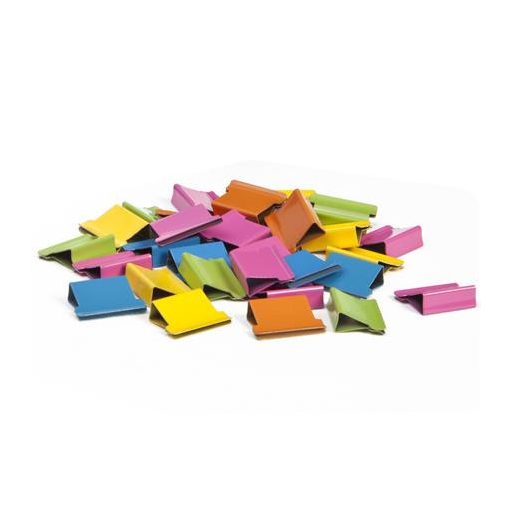 Utántöltő kapcsok, RAPESCO, "Supaclip 40" vegyes színben