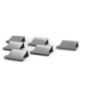   Utántöltő kapcsok, rozsdamentes acél, RAPESCO, "Supaclip 40", ezüst