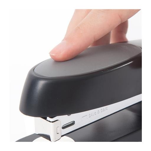 Tűzőgép, 24/6, 26/6, 20 lap, RAPESCO "Manta Ray Full-Strip", fekete