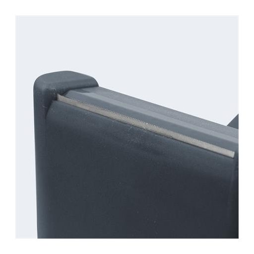 Csomagolószalag adagoló, asztali, csomagolószalaggal, SAX "729", antracit szürke