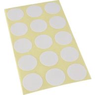 Etikett, köralakú, 25 mm átmérő, 60 etikett/csomag