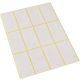 Etikett, 20x30 mm, 60 etikett/csomag