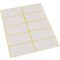 Etikett, 25x50 mm, 60 etikett/csomag