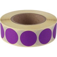 Etikett, 20 mm kör, 1000 etikett/tekercs, lila