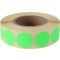 Etikett, 20 mm kör, 1000 etikett/tekercs, zöld