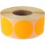 Etikett, 38 mm kör, 1000 etikett/tekercs, narancs