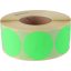 Etikett, 38 mm kör, 1000 etikett/tekercs, zöld