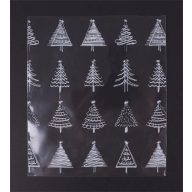 Celofán tasak, BOPP, 100x150 mm, karácsonyi mintás