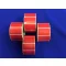 Etikett, thermo, 25x45 mm, 1000 etikett/tekercs, piros