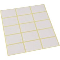   Etikett, műanyag, időjárásálló, 30x50 mm, 1000 etikett/csomag