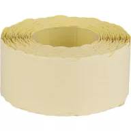Árazószalag, 25x16 mm, citrom