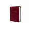 Oklevéltartó, A4, exkluzív, plüss, aranyozva, bordó