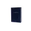 Oklevéltartó, A4, exkluzív, plüss, aranyozva, kék