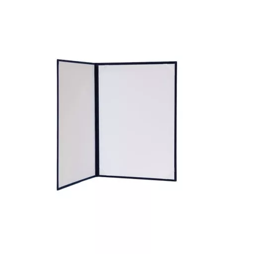 Oklevéltartó, A4, exkluzív, plüss, aranyozva, kék