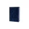 Oklevéltartó, A4, exkluzív, plüss, kék