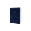 Oklevéltartó, A4, exkluzív, plüss, kék