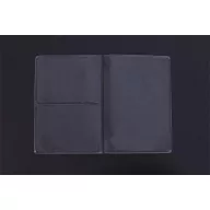 Igazolványtartó, osztott tok, PVC, átlátszó