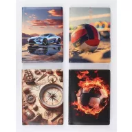   Igazolványtartó, álló, 16 betét lappal, mintás PVC, "Okmányok", fiú