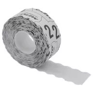 Árazógépszalag, 26x12 mm, METO, fehér